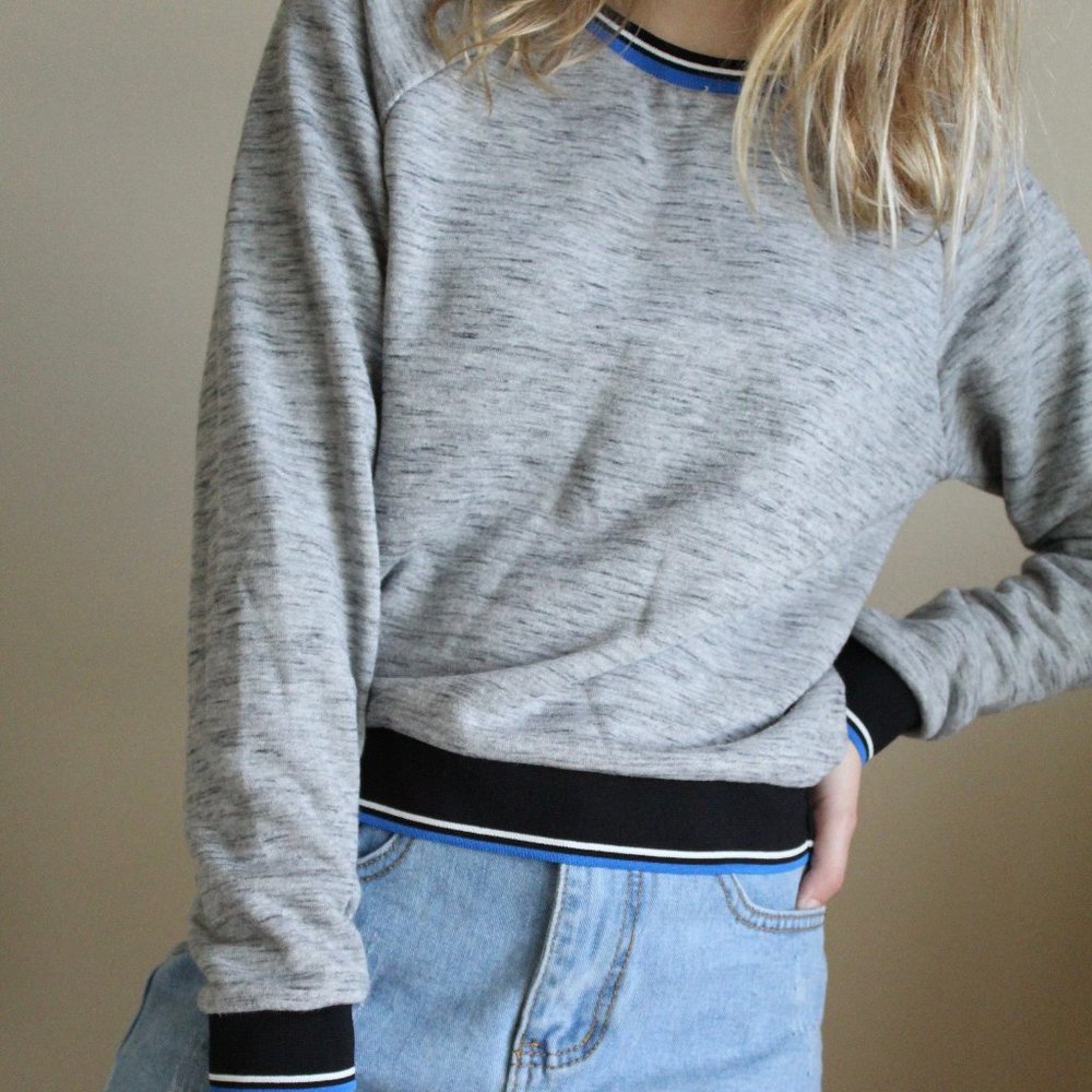 Forever 21 Preppy Crewneck Sweatshirt / Top